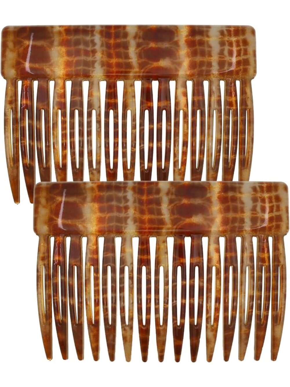 Small French Twist Hair Combs Clips - 3" Side Comb for Elegant Updos & Styles